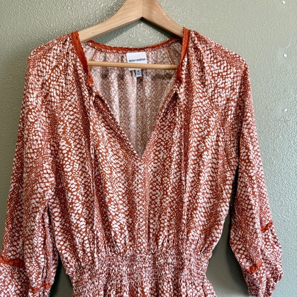 Skylar + Madison Long Sleeve Print Dress - Picture 3 of 6